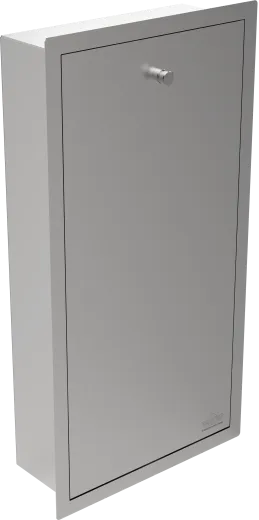 DREILICH Sirius II Hygiene-Abfallbeh�lter 9110108 zur verdeckten Unterputzmontage mit Klappt�r Fassungsverm�gen ca. 8 Liter (2002080111)
