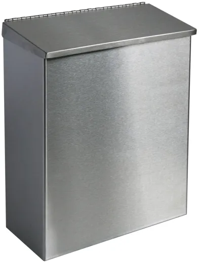 DREILICH Simple Design Hygiene-Abfallbeh�lter 2110201 SD zur Aufputzmontage mit Klappdeckel Fassungsverm�gen ca. 5 Liter (3002080001)