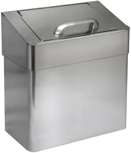 DREILICH Simple Design Hygiene-Abfallbeh�lter 2110401 SD zur Aufputzmontage oder freistehend mit Aufsatzdeckel Fassungsverm�gen ca. 10 Liter (3002080002)