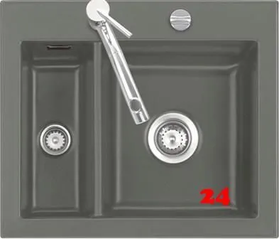 Systemceram KeraDomo MERA 60 Premium Keramiksple / Einbausple in Sonderfarben fr die Kche