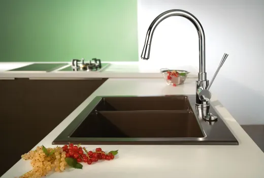 Systemceram KeraDomo MERA 60 Premium Keramiksple / Einbausple in Sonderfarben fr die Kche