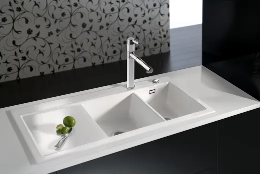 Systemceram KeraDomo MERA DOUBLE Premium Keramiksple / Einbausple in Sonderfarben fr die Kche