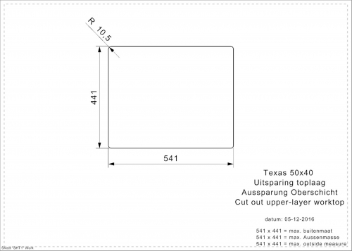 REGINOX Kchensple Texas 50x40 OKG Einbausple Edelstahl 3 in 1 mit Flachrand Siebkorb als Stopfenventil