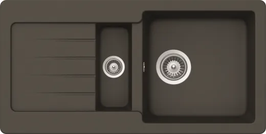 ❎ SCHOCK Kchensple TYPOS D-150S Cristalite Granitsple / Einbausple Basic Line mit Drehexcenter