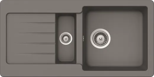 ❎ SCHOCK Kchensple TYPOS D-150S Cristalite Granitsple / Einbausple Basic Line mit Drehexcenter