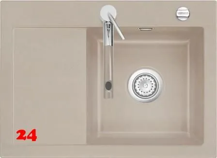 Systemceram KeraDomo MERA 70 Premium Keramiksple / Einbausple in Sonderfarben fr die Kche