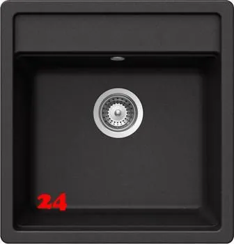 SCHOCK Kchensple Nemo N-100S Cristalite Granitsple / Einbausple Basic Line mit Drehexcenter