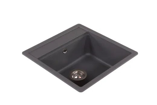 SCHOCK Kchensple Nemo N-100S Cristalite Granitsple / Einbausple Basic Line mit Drehexcenter