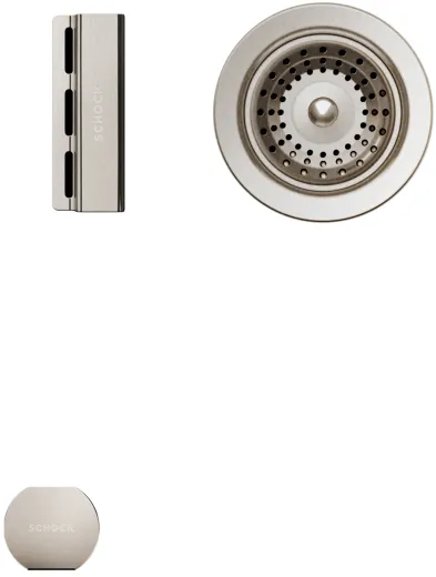 SCHOCK Kchensple Signus D-100L Cristadur Nano-Granitsple / Einbausple mit Drehexcenter