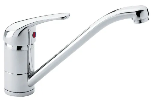 AQUA CUCINA� K�chenarmatur Basic T9505 Einhebelmischer Chrom mit Festauslauf 360� schwenkbar