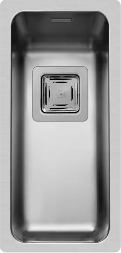 Pyramis Kchensple Lume (17x40) 1B Einbausple Flachrand / Flchenbndig Siebkorb als Stopfen- oder Drehknopfventil