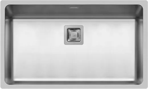 Pyramis Kchensple Lume (70x40) 1B Unterbausple mit Siebkorb als Stopfen- oder Drehknopfventil