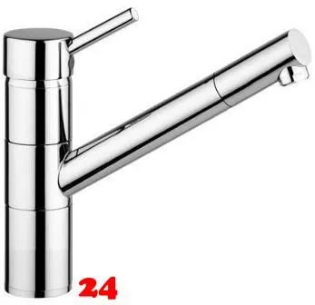 AQUA CUCINA® Küchenarmatur Pepper 40008-00 Einhebelmischer Chrom mit Zugauslauf schwenkbar AQUA CUCINA® Küchenarmatur Pepper 40008-00 Einhebelmischer Chrom mit Zugauslauf schwenkbar