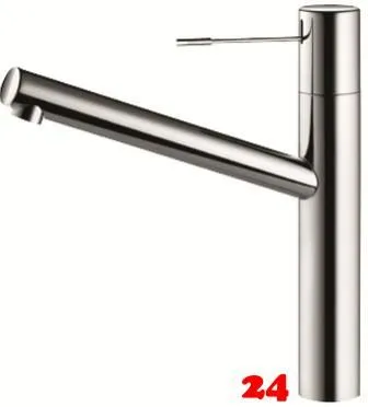 KWC Kchenarmatur Ono 10.151.023.000FL Einhebelmischer Chrom mit Festauslauf Bedienhebel aus Medizinstahl (121794)
