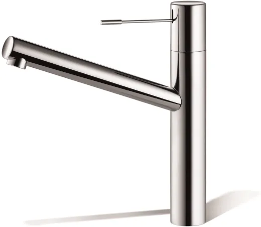 KWC Kchenarmatur Ono 10.151.023.000FL Einhebelmischer Chrom mit Festauslauf Bedienhebel aus Medizinstahl (121794)