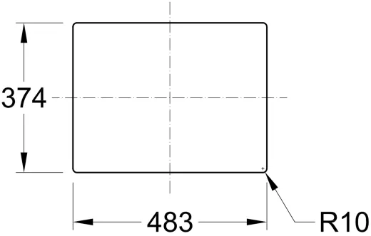 Villeroy & Boch SUBWAY 60 XU UB-Classicline Unterbausple / Keramiksple in Standard Farben