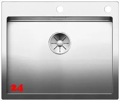 BLANCO Kchensple Claron 550-IF/A Edelstahlsple / Einbausple Flachrand mit Ablaufsystem InFino und PushControl