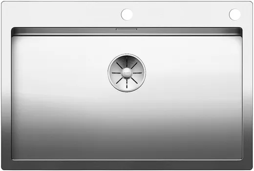 BLANCO Kchensple Claron 700-IF/A Edelstahlsple / Einbausple Flachrand mit Ablaufsystem InFino und PushControl