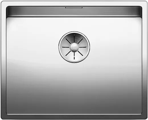BLANCO Kchensple Claron 500-IF Edelstahlsple / Einbausple Flachrand mit Ablaufsystem InFino und Handbettigung