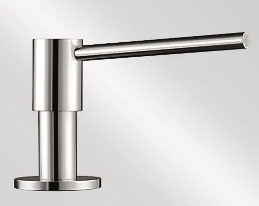 BLANCO Seifenspender Piona Chrom Splmittelspender / Dispenser bequeme Druckbettigung von oben
