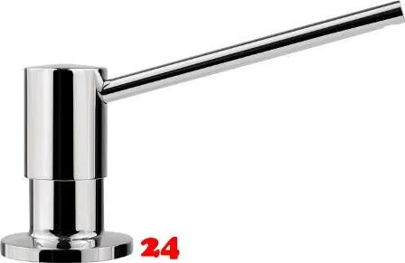 BLANCO Seifenspender Torre Chrom Splmittelspender / Dispenser bequeme Druckbettigung von oben