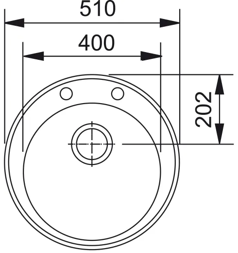 FRANKE Kchensple Pamira ROG 610-41 Fragranit+ Einbausple / Granitsple Rundbecken mit Siebkorb als Drehknopfventil