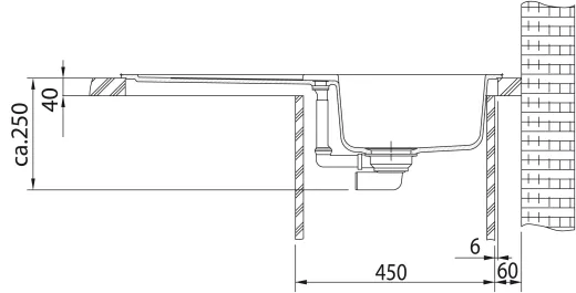 FRANKE Kchensple Strata STG 614 Fragranit+ Einbausple / Granitsple mit Siebkorb als Stopfen- oder Drehknopfventil