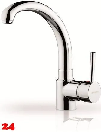 PYRAMIS Küchenarmatur Armonika Classic Einhebelmischer Chrom mit Festauslauf PYRAMIS Küchenarmatur Armonika Classic Einhebelmischer Chrom mit Festauslauf