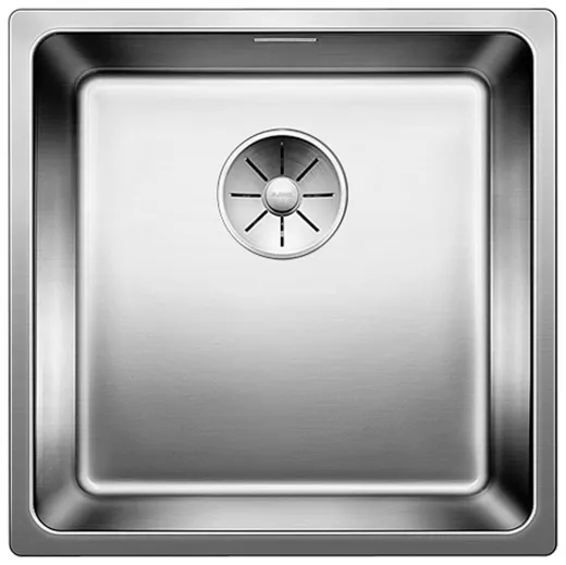 BLANCO Kchensple Andano 400-U Edelstahlsple / Unterbaubecken mit Ablaufsystem InFino und Handbettigung