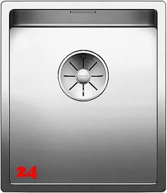 BLANCO Kchensple Claron 340-U Edelstahlsple / Unterbausple mit Ablaufsystem InFino und Handbettigung