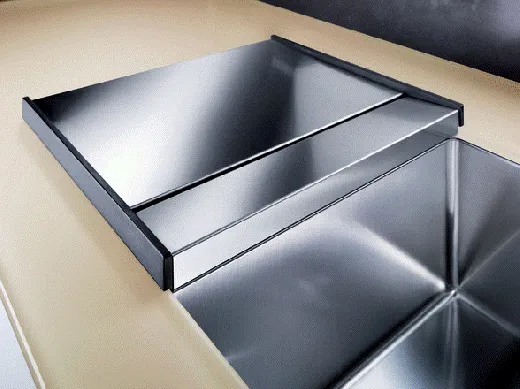 BLANCO Kchensple Claron 400/400-U Unterbausple / Doppelbecken mit Ablaufsystem InFino und Handbettigung