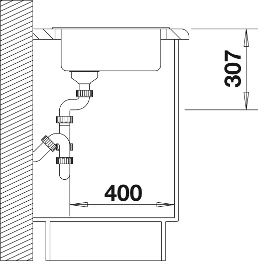 ❎ BLANCO Rundbecken Rondo Silgranit PuraDurII Granitsple / Einbausple mit Siebkorb als Stopfenventil