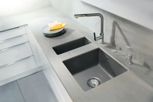 Systemceram KeraDomo MERA 50 U PREMIUM Keramiksple / Unterbausple in Sonderfarben fr die Kche