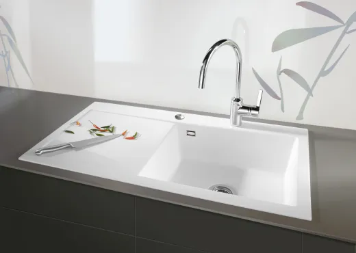 Systemceram KeraDomo MERA 100-SL-BASIC Keramiksple / Einbausple in Standardfarben fr die Kche