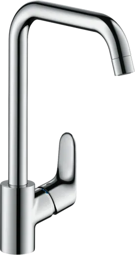 HANSGROHE Kchenarmatur Focus M41 Chrom Einhebelmischer 260 mit Festauslauf, 1jet Schwenkbereich einstellbar (31820000)