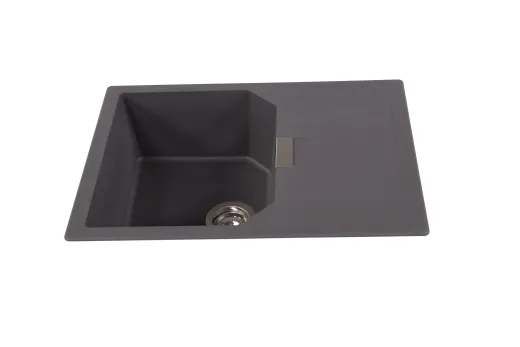 SCHOCK Kchensple Manhattan D-100S Cristalite Granitsple / Einbausple Basic Line mit Drehexcenter