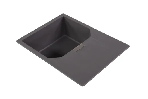 SCHOCK Kchensple Manhattan D-100S Cristalite Granitsple / Einbausple Basic Line mit Drehexcenter