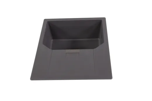 SCHOCK Kchensple Manhattan D-100S Cristalite Granitsple / Einbausple Basic Line mit Drehexcenter