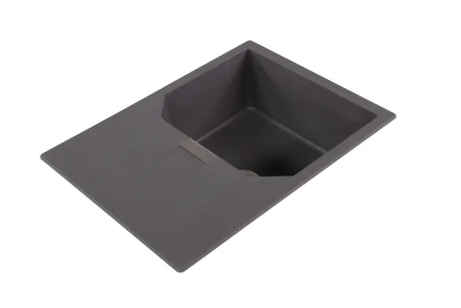 SCHOCK Kchensple Manhattan D-100S Cristalite Granitsple / Einbausple Basic Line mit Drehexcenter