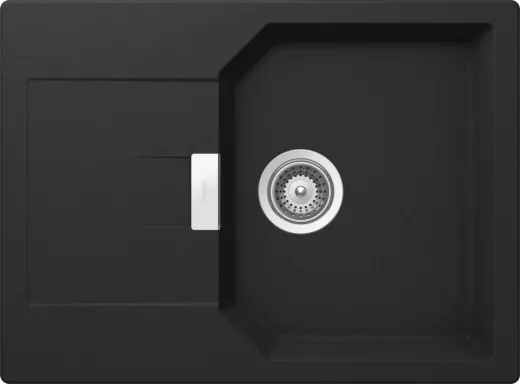 SCHOCK Kchensple Manhattan D-100S Cristalite Granitsple / Einbausple Basic Line mit Drehexcenter