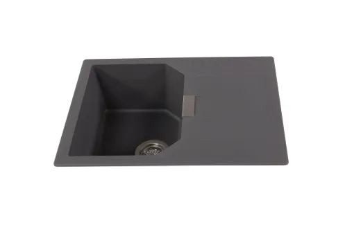 SCHOCK Kchensple Manhattan D-100XS Cristalite Granitsple / Einbausple Basic Line mit Drehexcenter