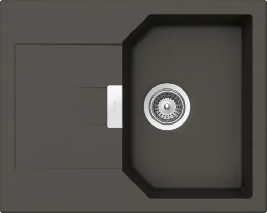 SCHOCK Kchensple Manhattan D-100XS Cristalite Granitsple / Einbausple Basic Line mit Drehexcenter