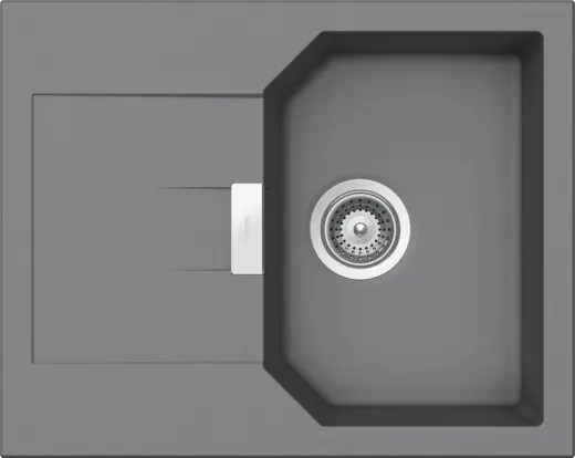 SCHOCK Kchensple Manhattan D-100XS Cristalite Granitsple / Einbausple Basic Line mit Drehexcenter
