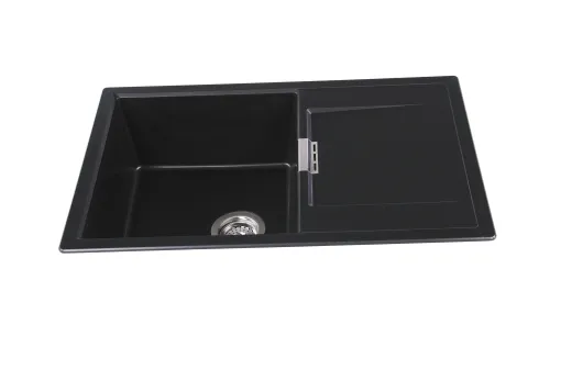 ❎ SCHOCK Kchensple Mono D-100 Cristadur Nano-Granitsple / Einbausple mit Drehexcenter