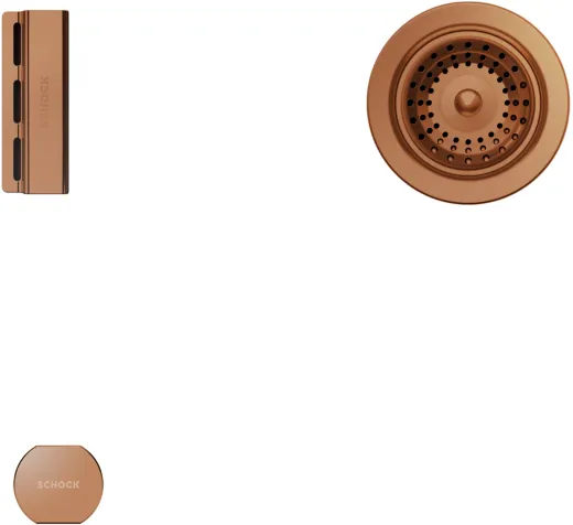 SCHOCK Kchensple Waterfall D-100 Cristadur Nano-Granitsple / Einbausple mit Drehknopfventil