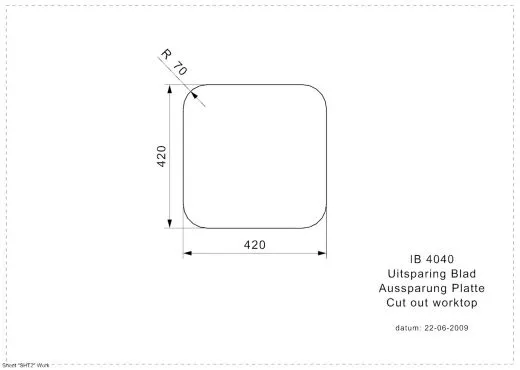 REGINOX Kchensple IB 4040 (L) OKG Einbausple Edelstahl 3 in 1 mit Flachrand Siebkorb als Stopfenventil
