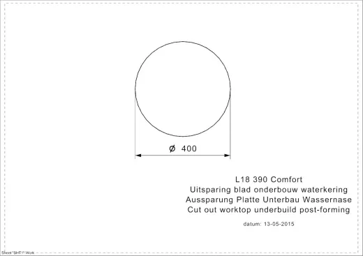 ✅ REGINOX Clean & Care L18 390 VP-CC 10cm Tief Einbausple Edelstahl mit Flachrand 3 in 1 Rundbecken ohne berlauf medizinischer Bereich unterfahrbar Barrierefrei*