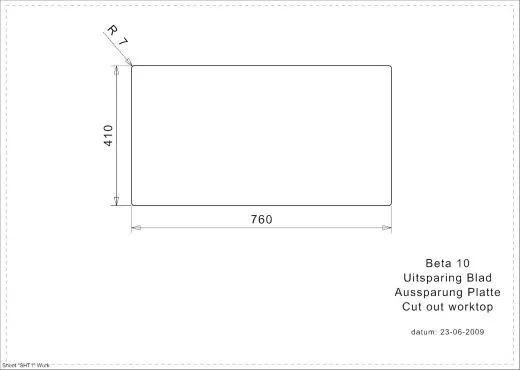 REGINOX Kchensple Beta 10 BAP OKG Einbausple Edelstahl mit Einbaurand Siebkorb als Stopfenventil