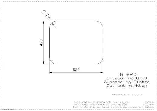 REGINOX Kchensple IB 5040 (L) OKG Einbausple Edelstahl 3 in 1 mit Flachrand Siebkorb als Stopfenventil