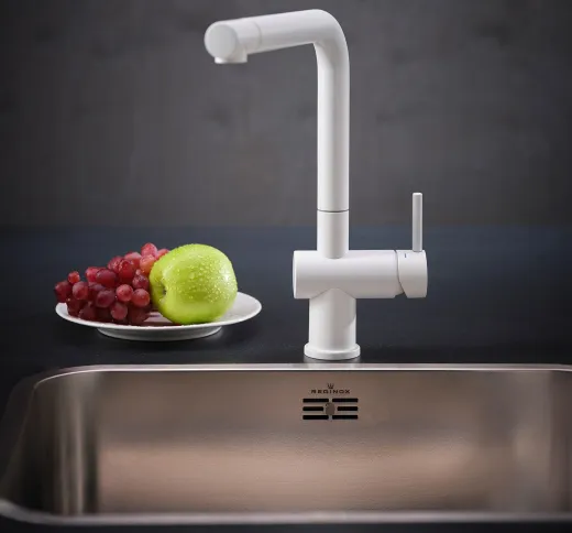 ✅ REGINOX K�chensp�le IB 5040 (L) OKG Einbausp�le Edelstahl 3 in 1 mit Flachrand Siebkorb als Stopfenventil